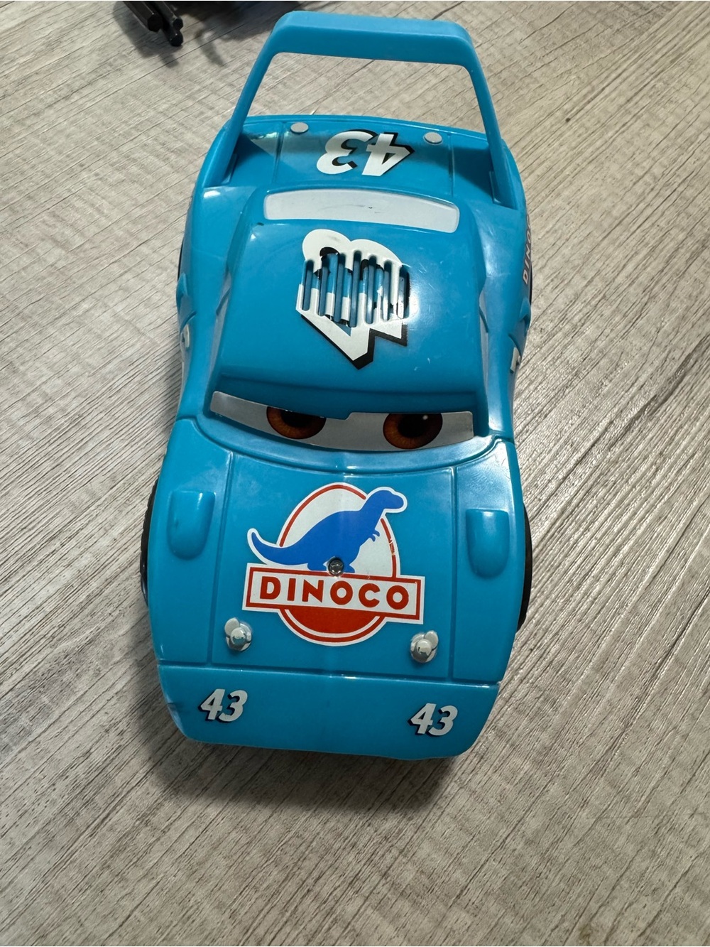 Mattel Disney Pixar Cars shake and Go The King Dinoco #43 Toy Car